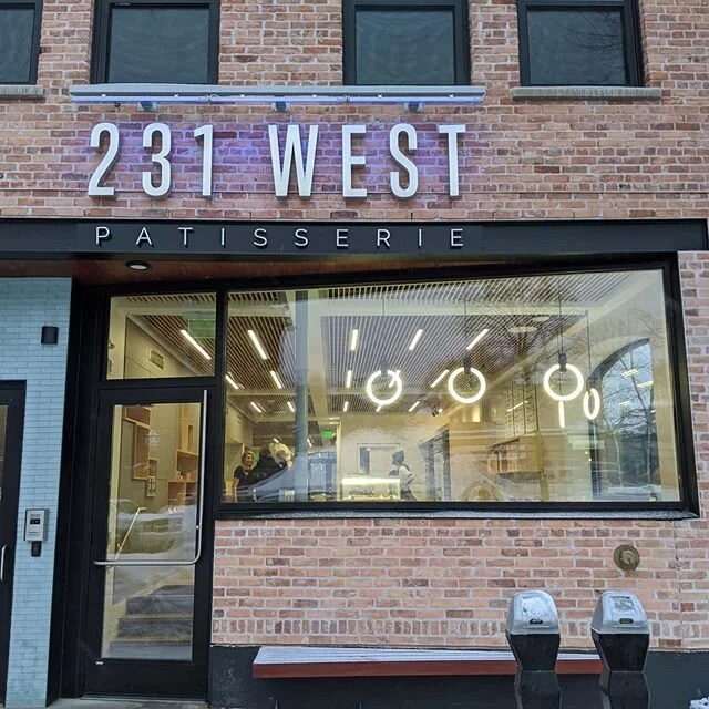 You've come a long way baby. 
Proud to be the architect for @231west with Ryan Brayak of @rockelements .

Congratulations Matt and Erin!

Construction by @hallcontracting_inc 
#231west #patisserie
#downtownmarquette #restaurantdesign #906 #marquettem