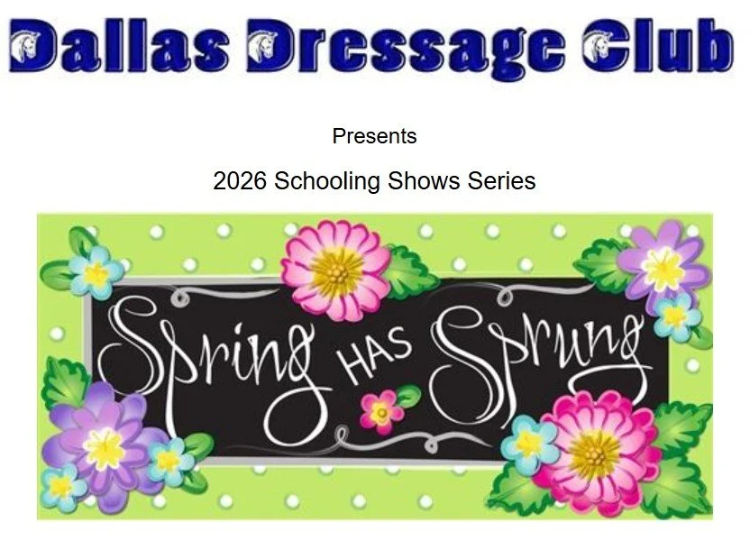 2026 Spring has Sprung Schooling Show I &amp; II - April 18-19, 2026