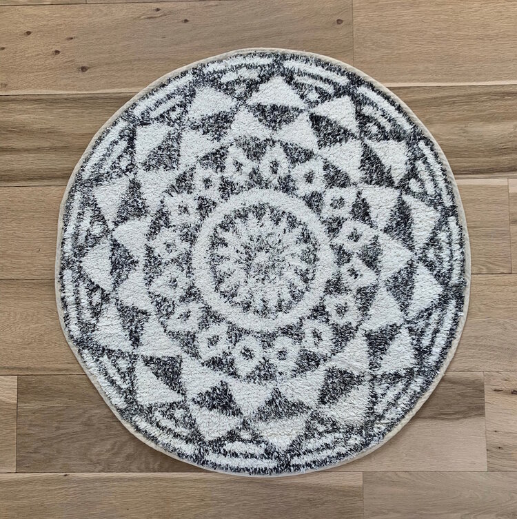Circular Cotton Bath Mat Kiln Circular Cotton Bath Mat Kiln, Small Round Bath Mats