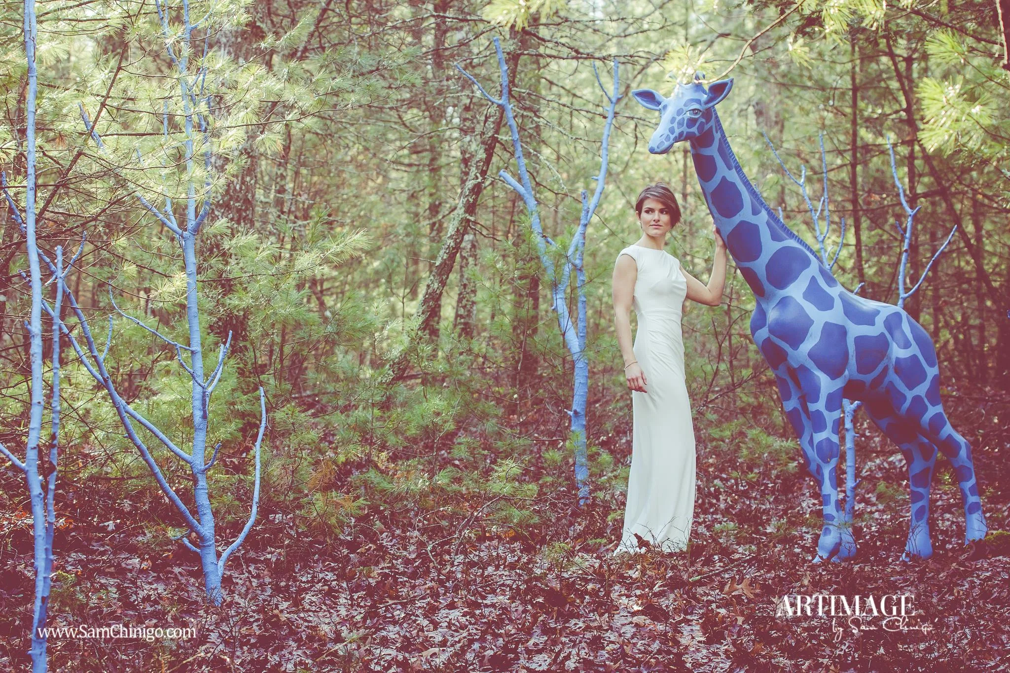 Blue Giraffe