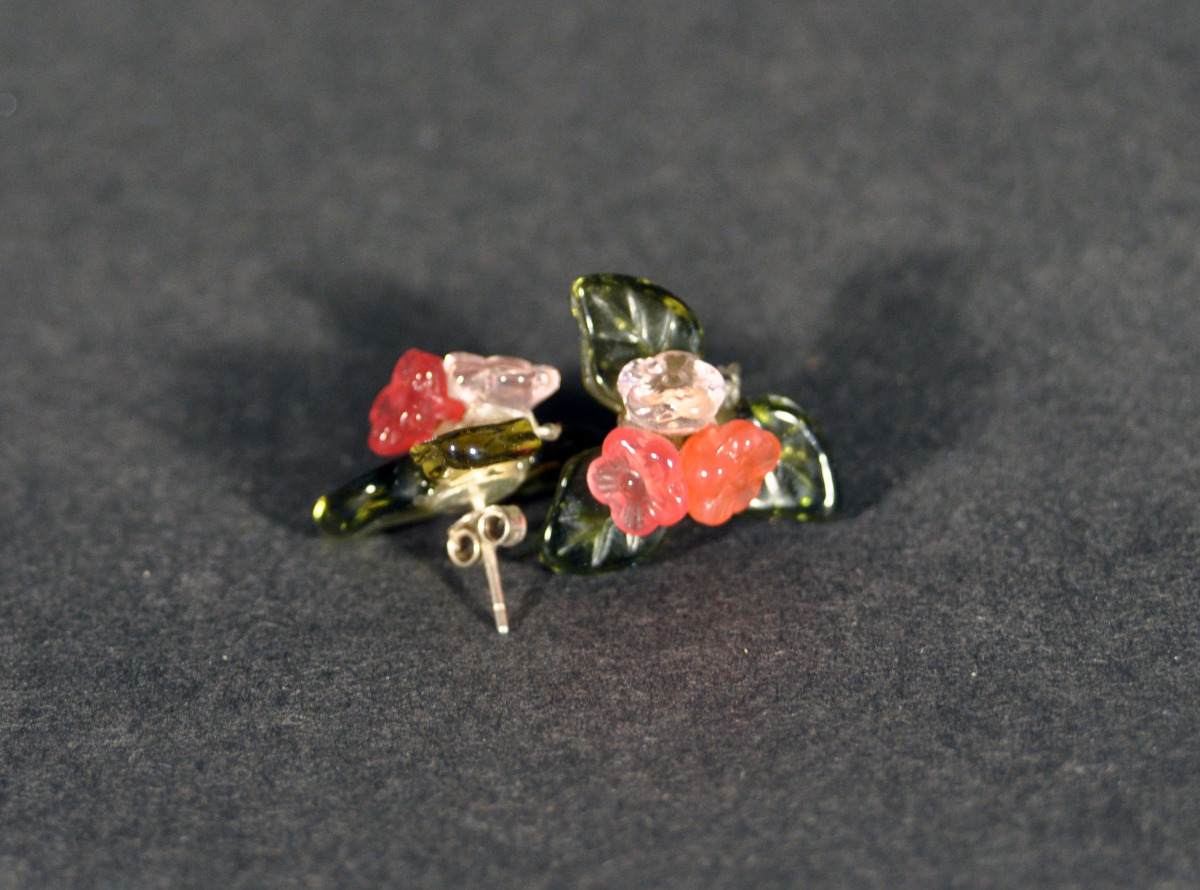 A pair of her mother's earings representing Love and Belonging.
