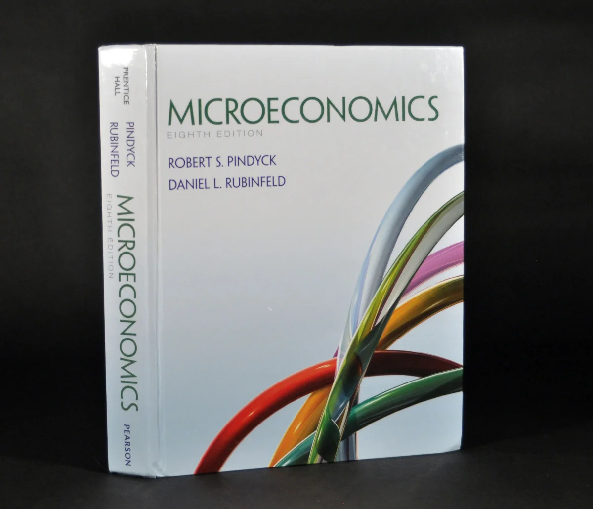 A microeconomics book belonging to an artist representing Self Esteem.