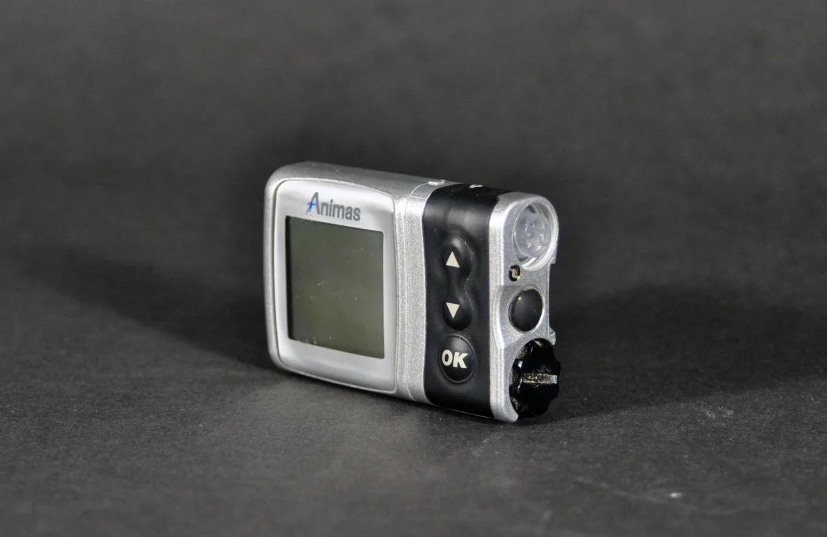 An insulin pump representing safety.