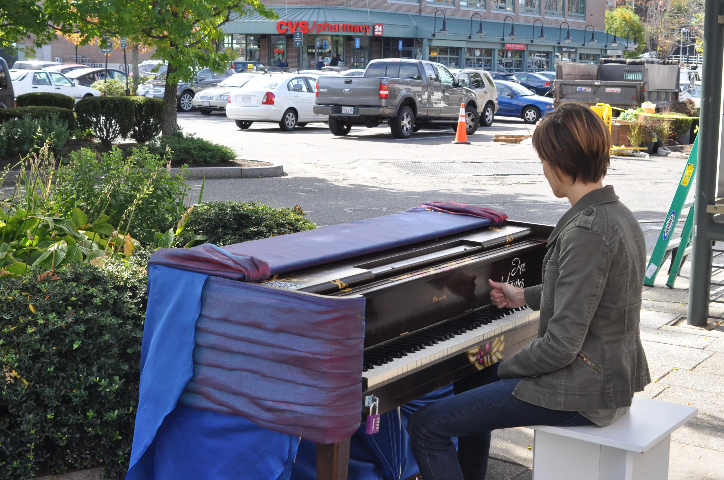 NITE LIFE 2013. One of 75 Street Pianos in the 'Play Me, I’m Yours‘ Street Pianos Boston Festival presented by Celebrity Series; Cambridge, MA.