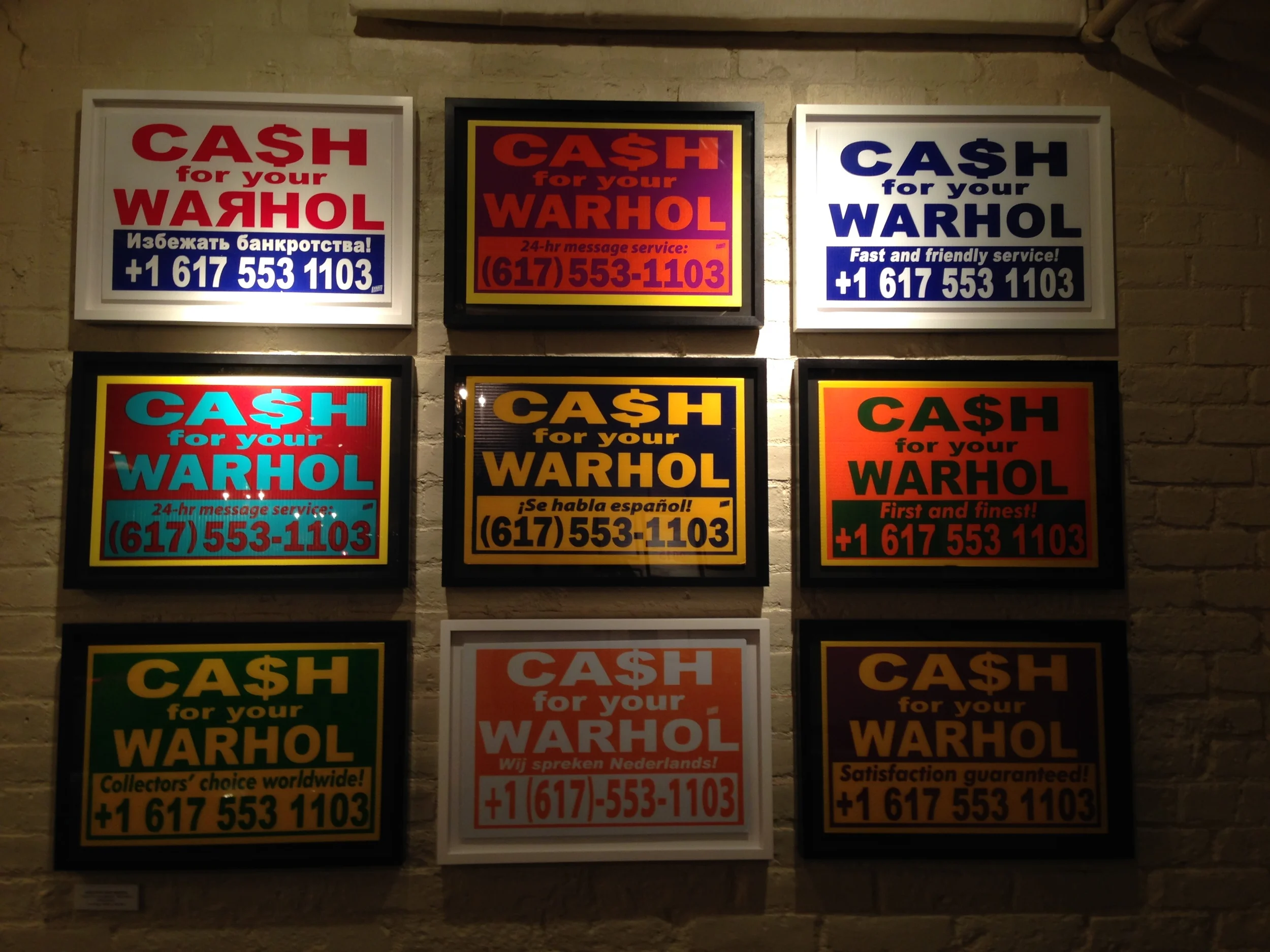   Cash For Your Warhol  