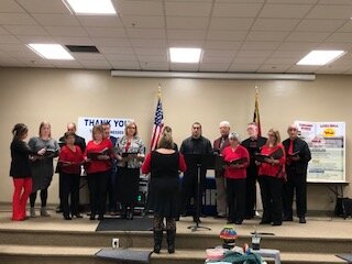 Shiloh Church Choir entertain.