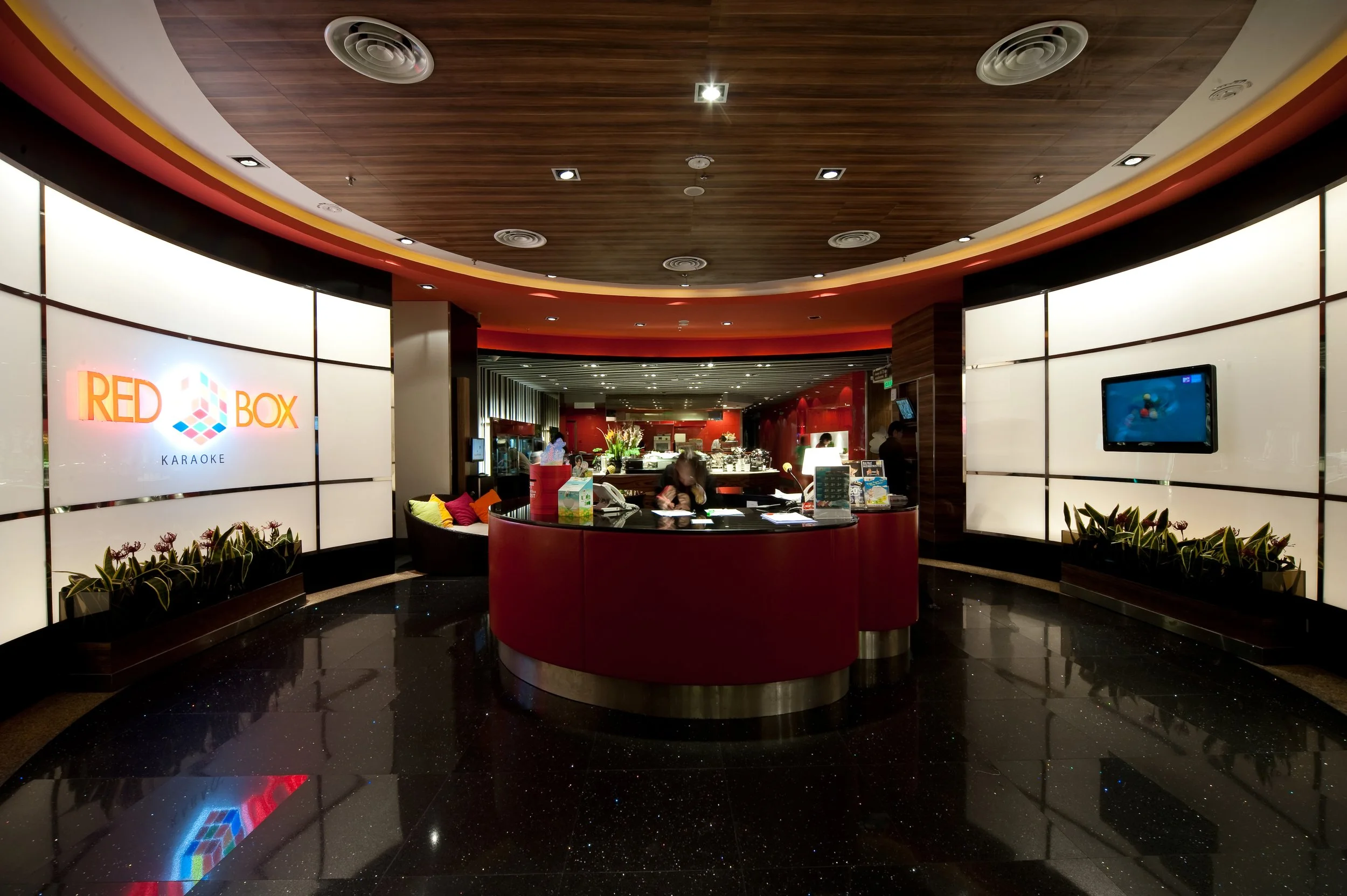Redbox Restaurent Red Box Karaoke - DMZ international design group