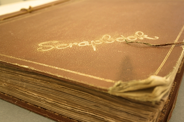 Scrapbooks or homemade photo albums expose your photos to air and other conditions, yellowing and fading over time .
