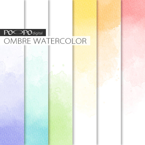 Ombre Watercolor