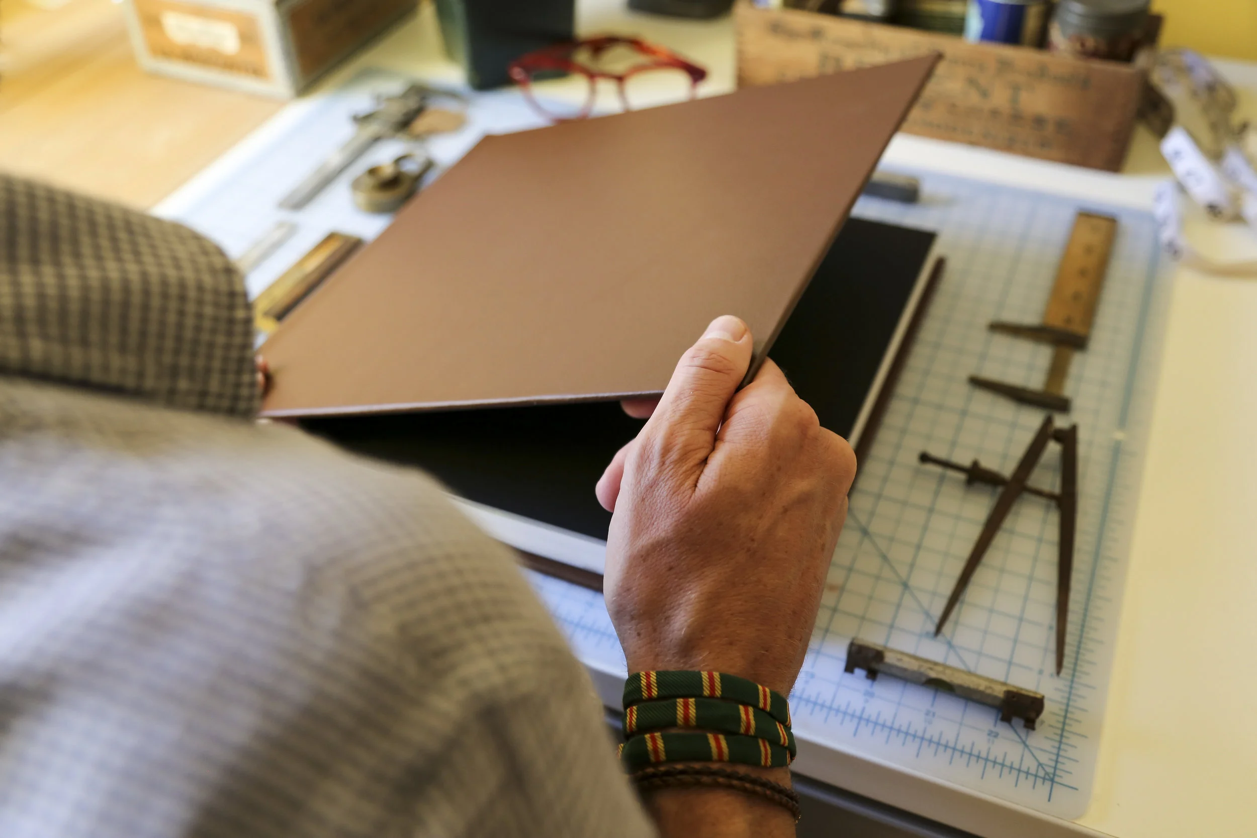 Handcrafted, professional printing on luxury-quality materials.