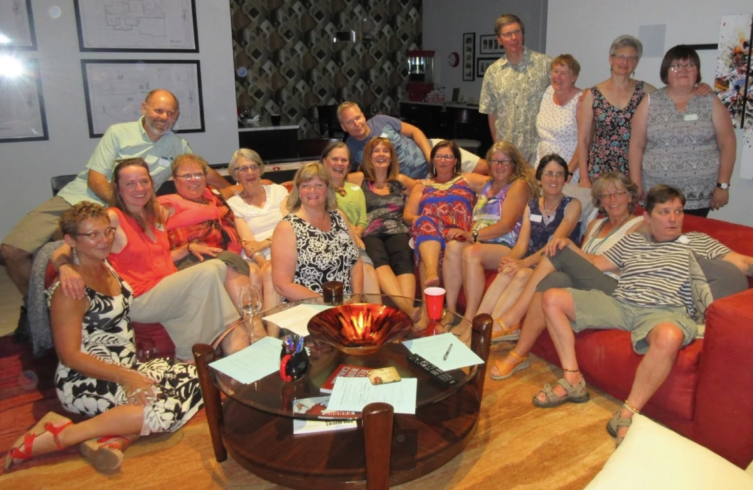Friday evening gathering in Kelowna