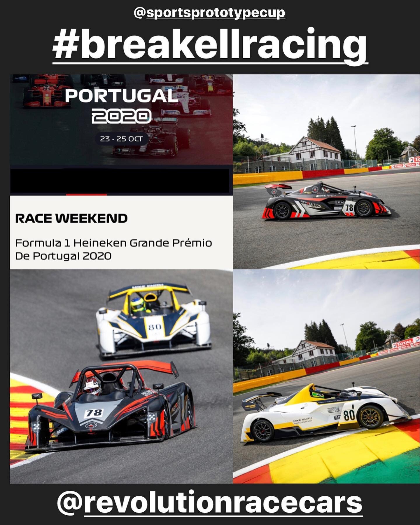 Preparations are well underway for us to compete in the @revolutionracecars F1 GP support race @autodromodoalgarve in October.
We are so excited to be competing at this event this year. @sportsprototypecup @f1 @portugalf1 #breakelkracing