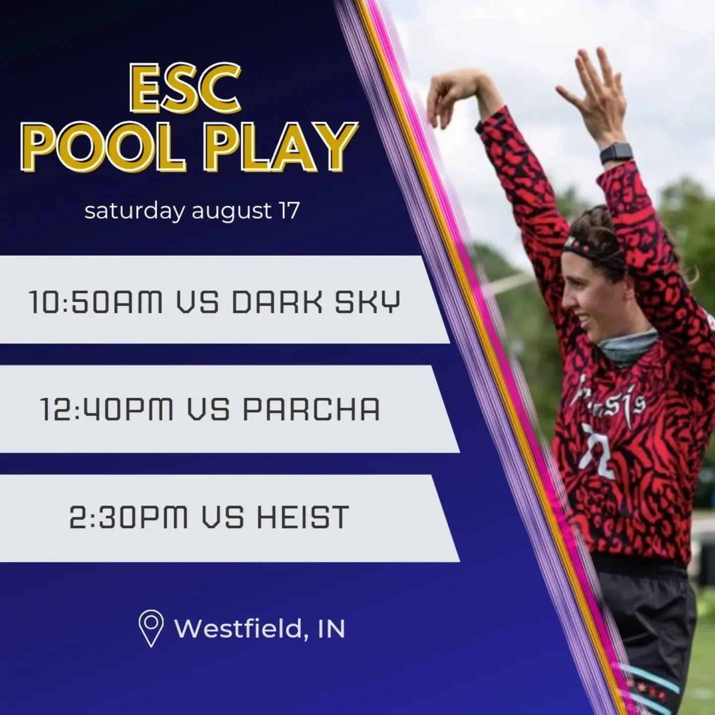 Who doesn't love a first round bye 😙💤 
See you in Indy 😈