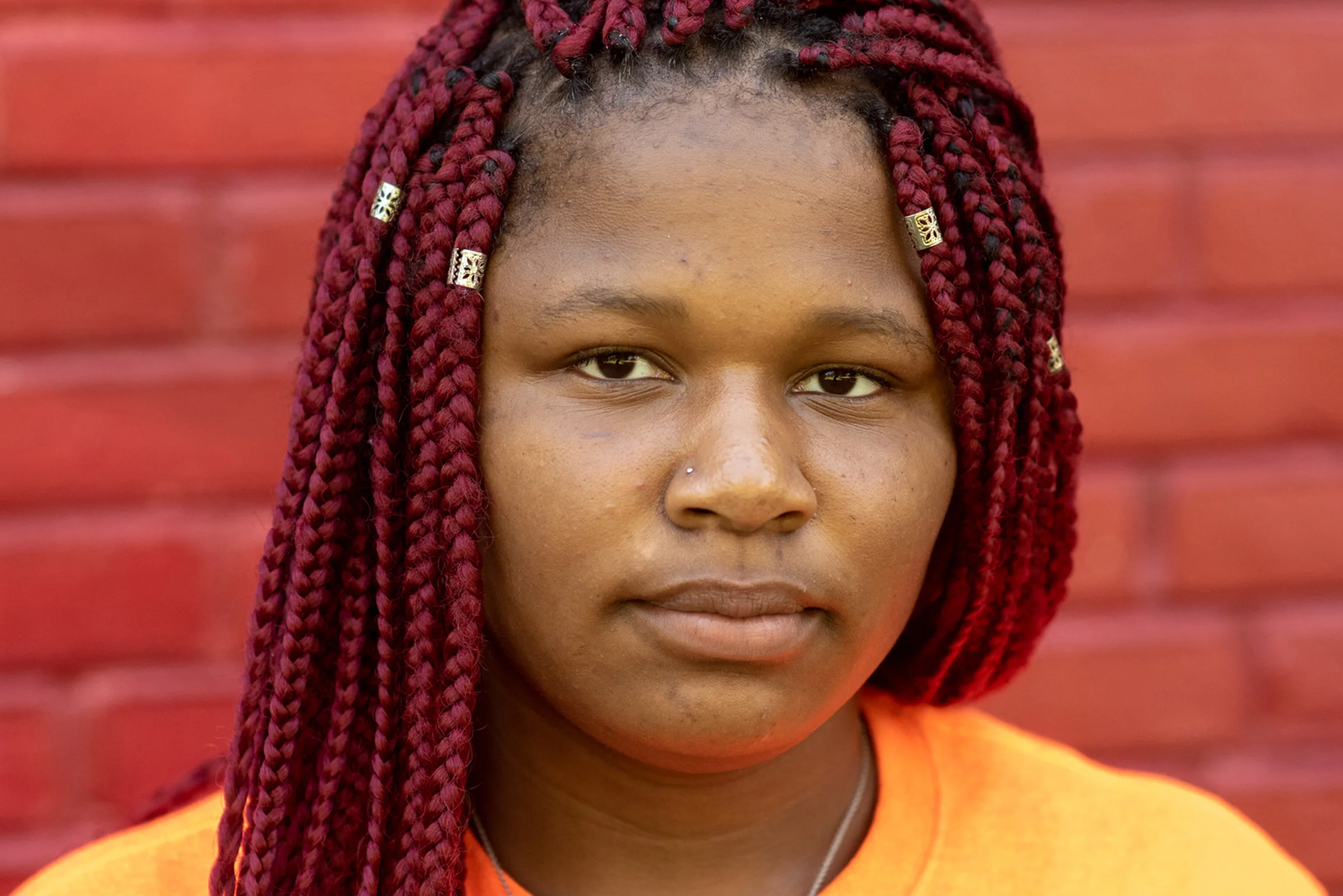 Neicey ”We should not use guns because it affects people… A lot of my family members died because of gun violence.”