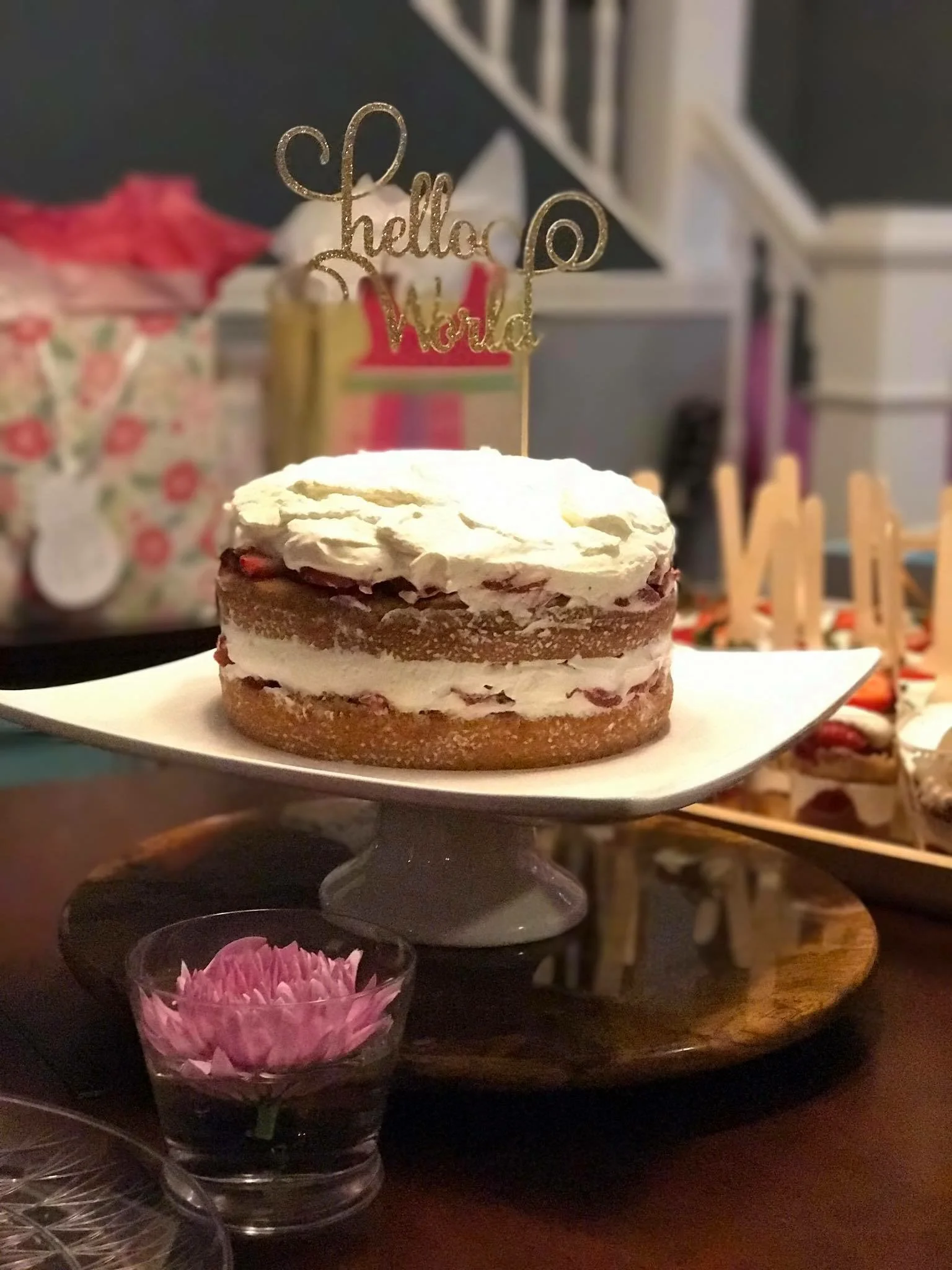 Baby Shower Strawberry Shortcake