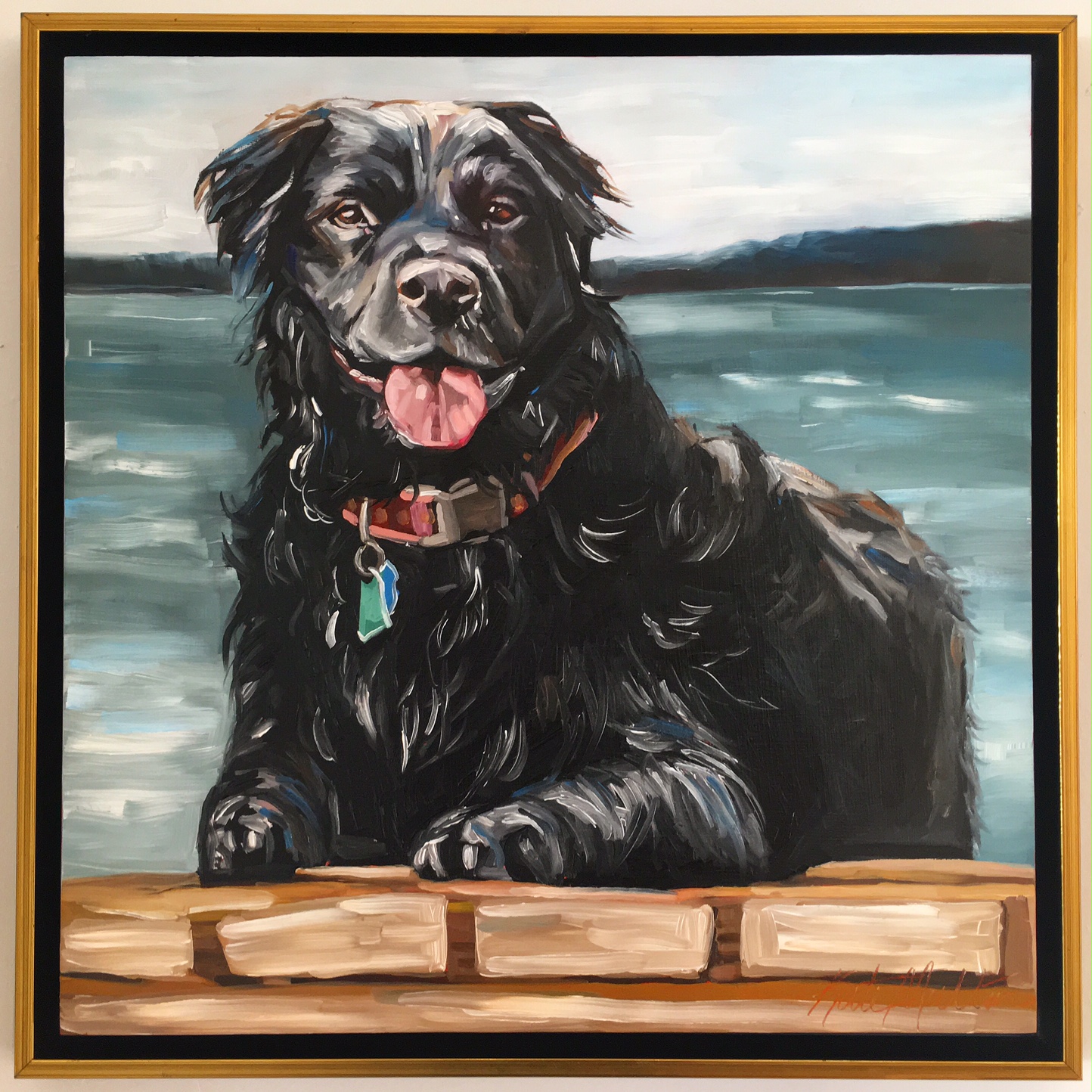 Dog Painting by Kate Mullin