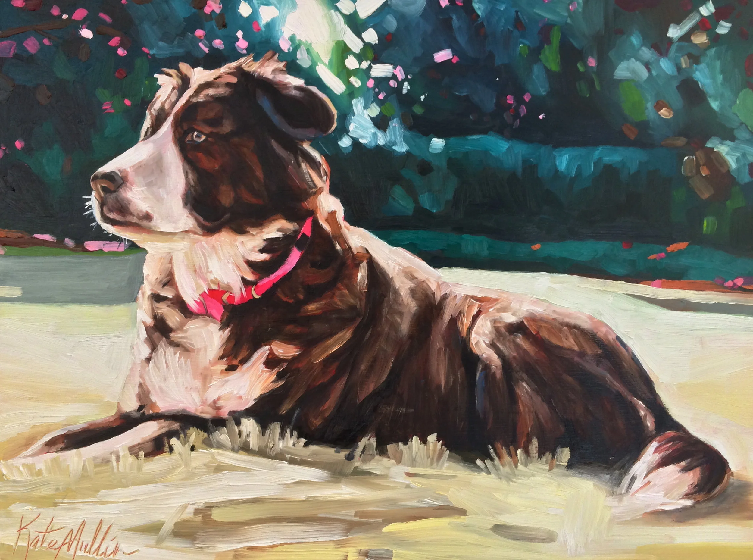 Dog Painting by Kate Mullin