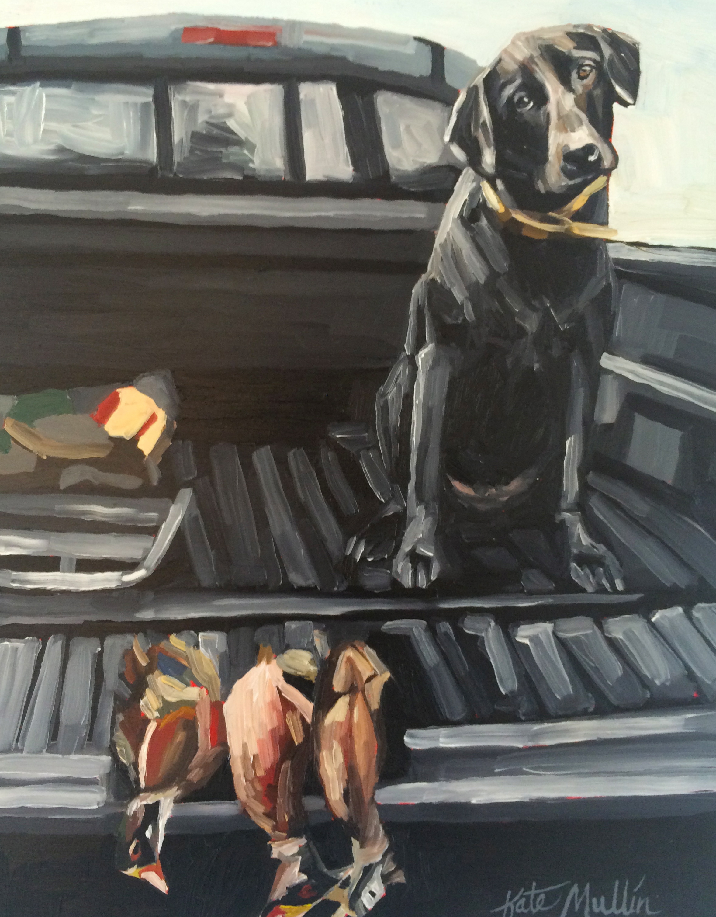 Dog Painting by Kate Mullin