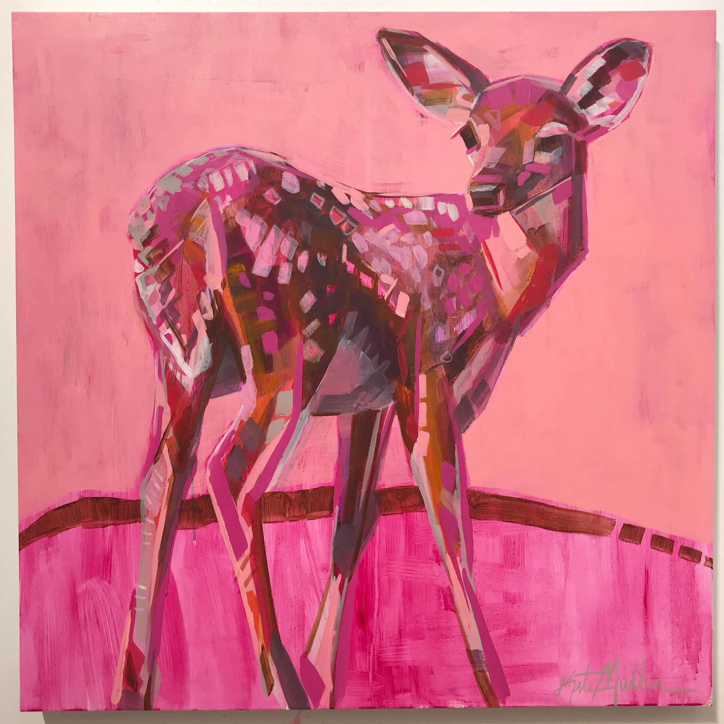 Kate Mullin Deer Painting