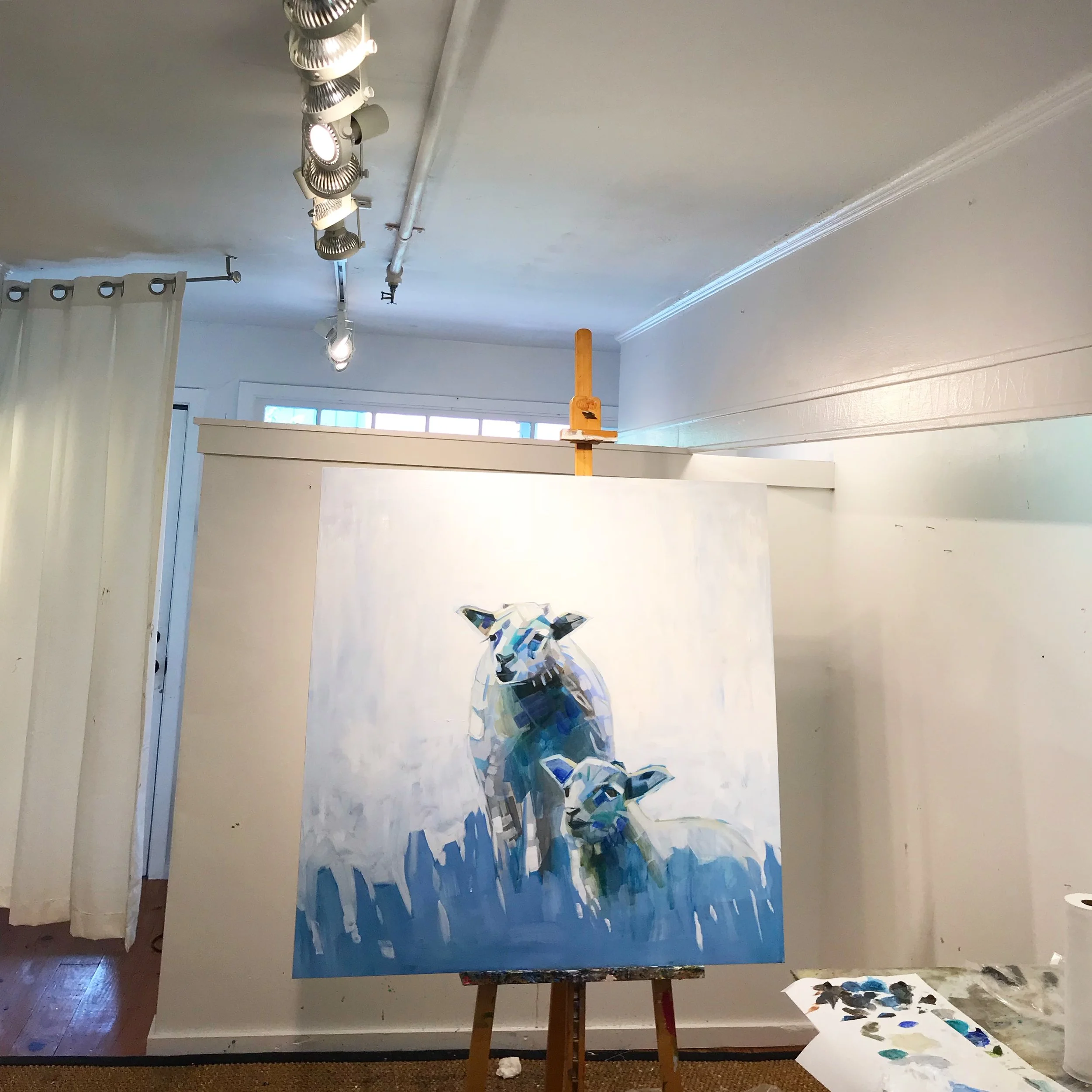 kate mullin williford sheep painting