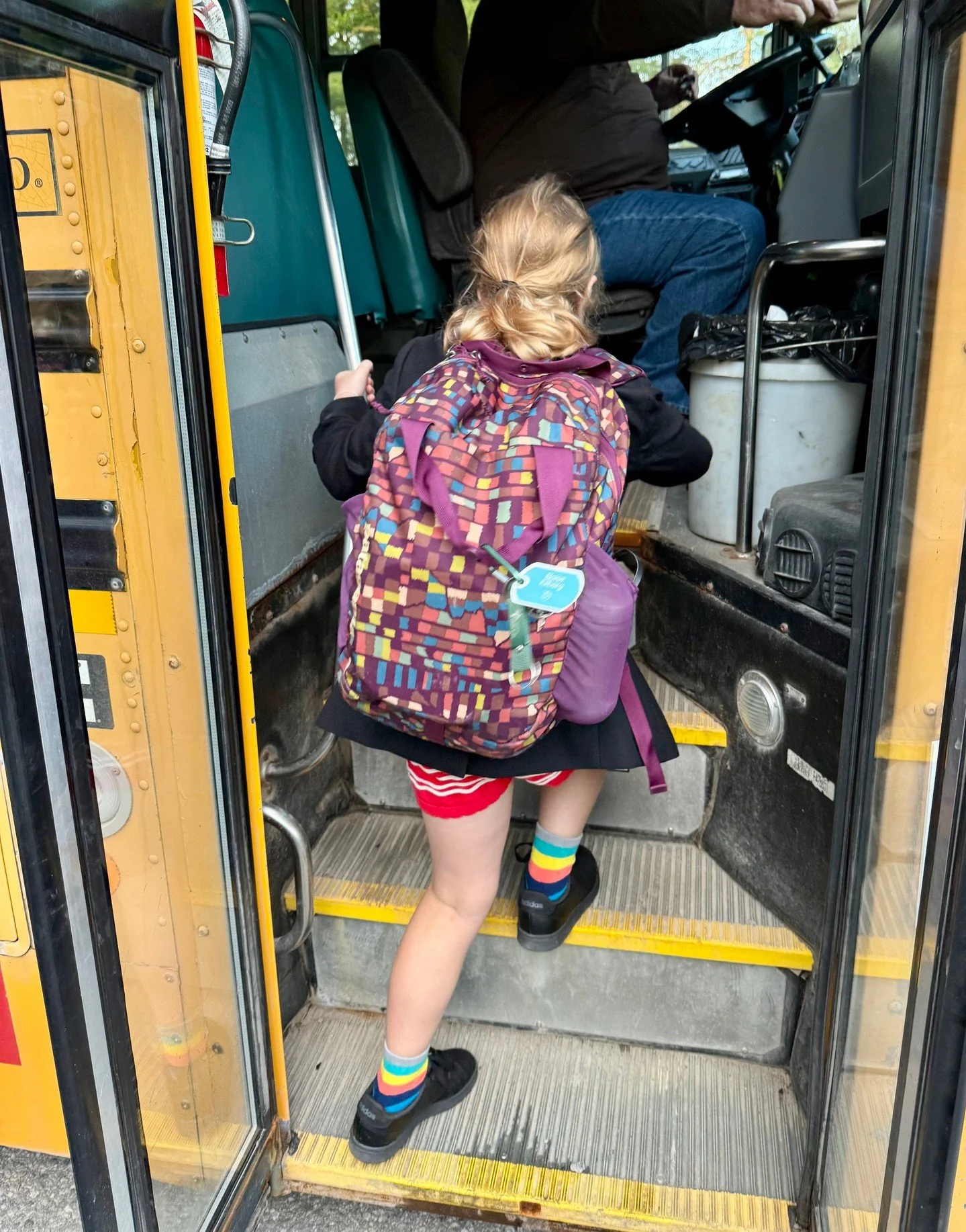 We're talking about back to school on this week's episode of the podcast. It's been kind of a preoccupation round here for the past few weeks! Here's what back to school looked like at our house. Exciting!