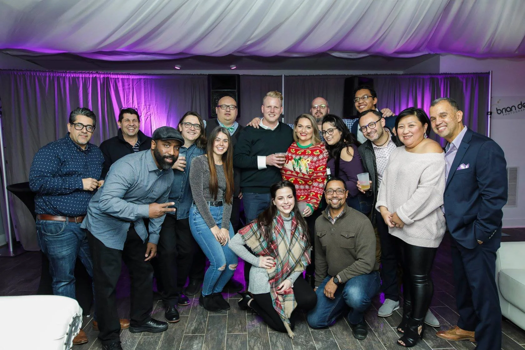 The wedding photography & cinema videoteam at Brian Delia Photography