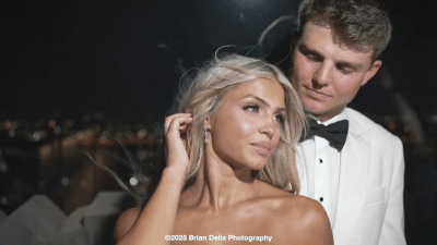 Wedding video from NFL Quarterback Zach Wilson on the rooftop at Rainbow Room NYC