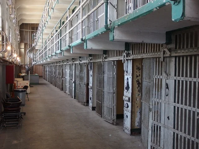 Prison Cells at Alcatraz, San Francisco. Photo by Marcello Rabozzi .