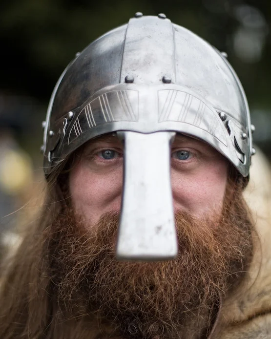 ‘You liked a lot to please the gods—by drinking mead.’ Portrait of a Viking by Jonathan Farber .