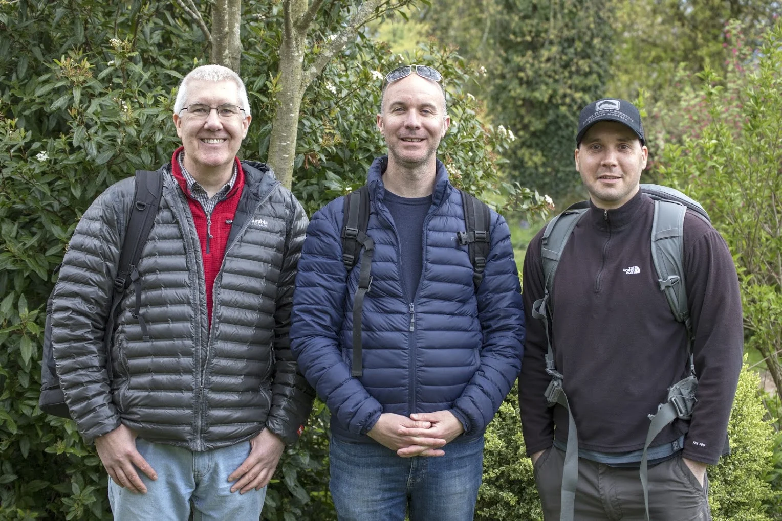 Paul Sharman, Peter Travers and Ben Hall.