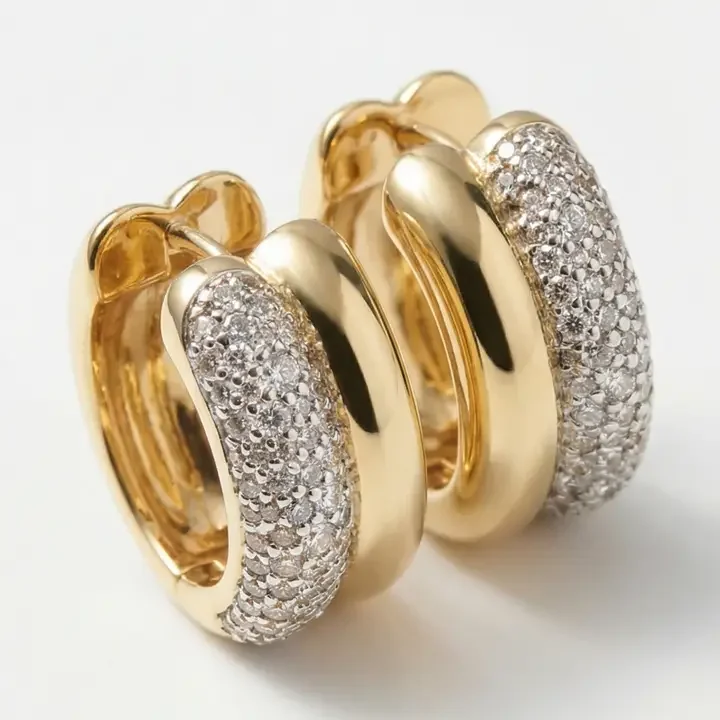 DOUBLE DONUT HUGGIES, GOLD