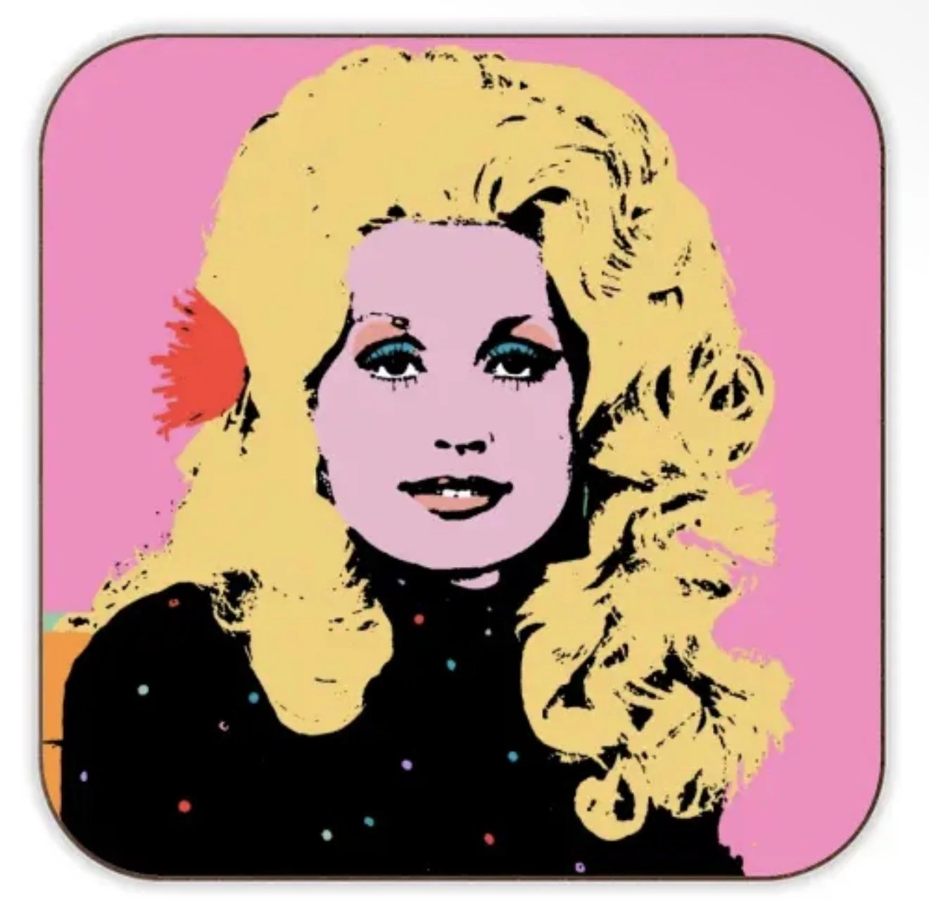 Pink Dolly Coaster