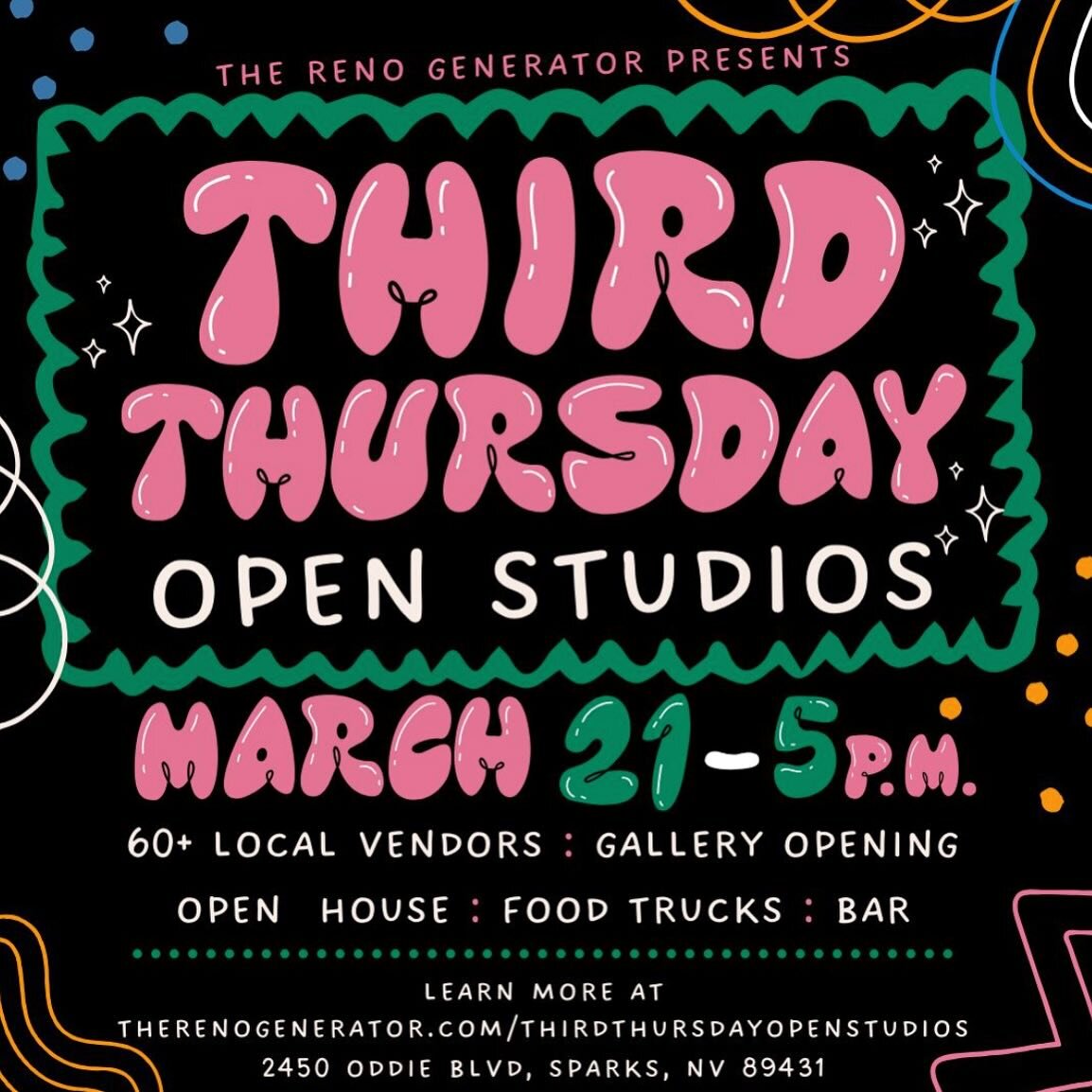 1 week countdown! Next Thursday, March 21st, we&rsquo;ll be showcasing a few new projects as well as our latest collection of Green Walls. Swing by the @renogenerator between 5-8PM and support local artists and makers! #maker #renosmallbusiness #bigg