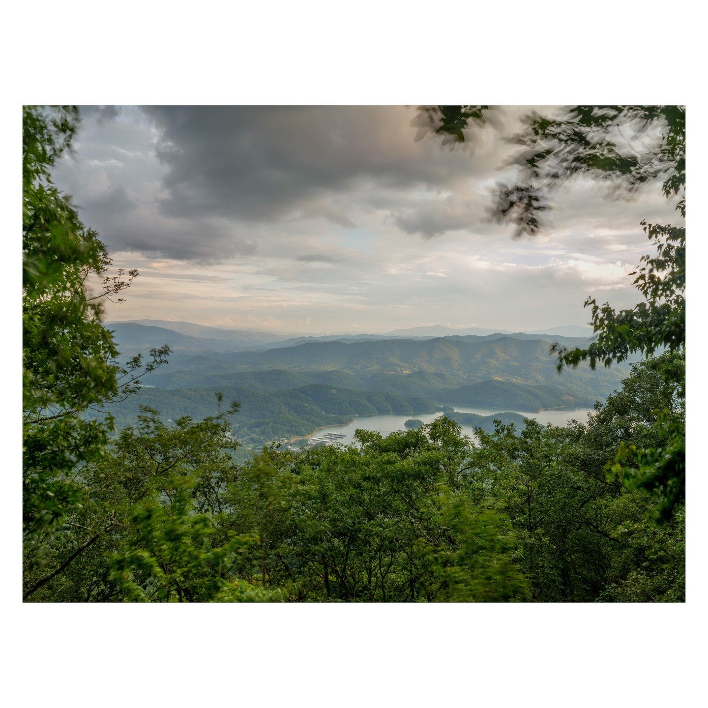 Image of the view behind Vandeventer Shelter of Watauga Lake, outside of Hampton Tennessee. Posting this image as a follow up to my last post to further the description of this area (which is among my favorites) My guess is there are many thru hikers