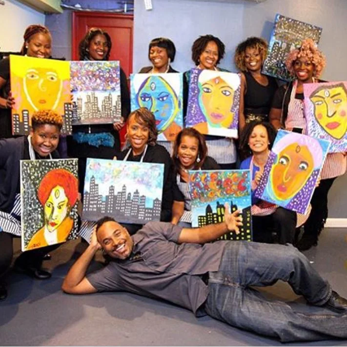 Nathan Jalani Taylor Sip & Paint 2017