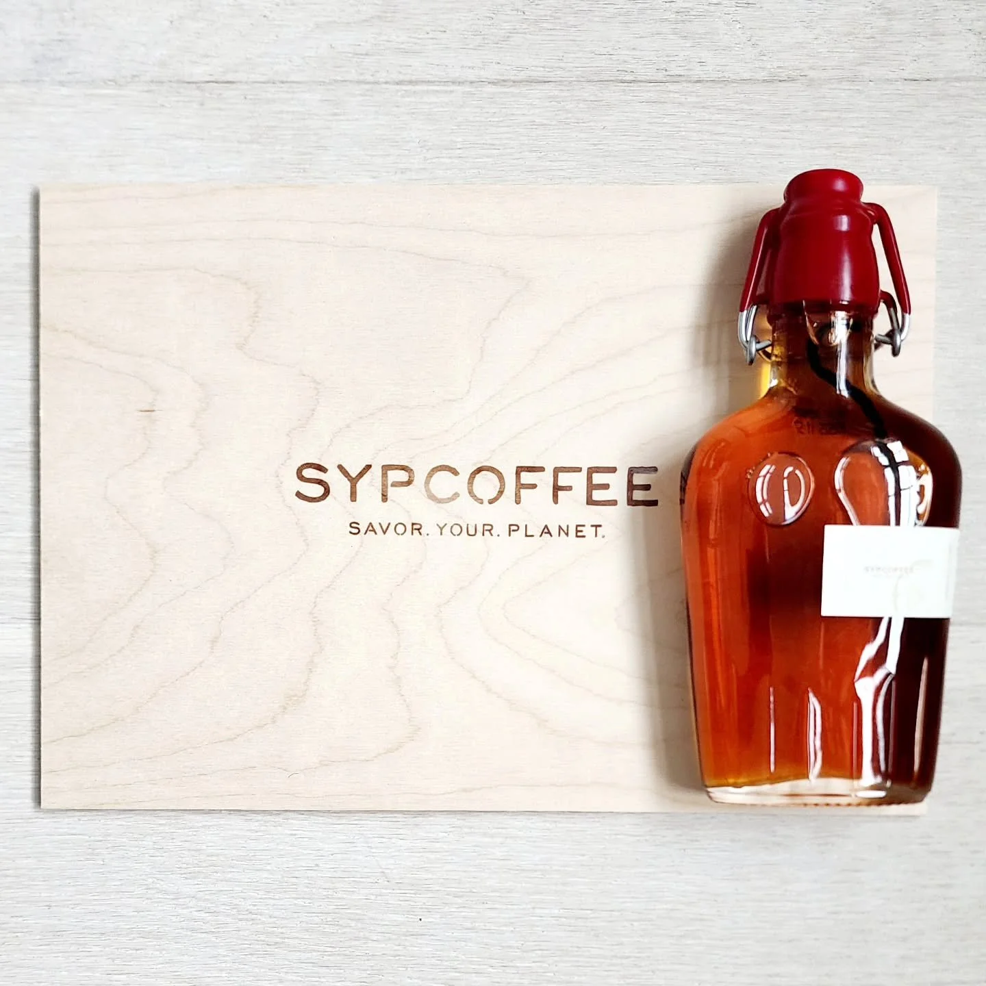 Sometimes it's good to be wrong and vastly underestimate demand....thanl you!! 🙏🙏 Fresh off the 🚚 from Vermont this morning, SYPCOFFEE Vanilla Bean Infused Maple Syrup is back on stock! All SYPCOFFEE gifts that include have been made available for