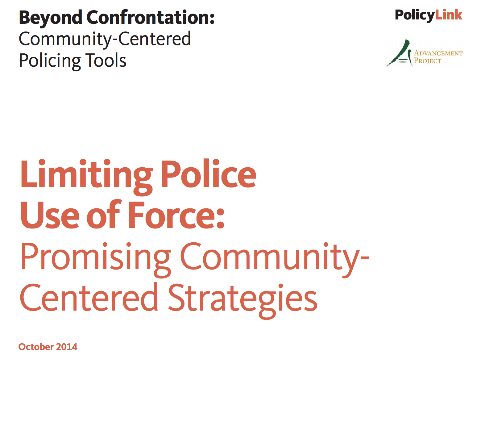 Best practices to limit police use of force