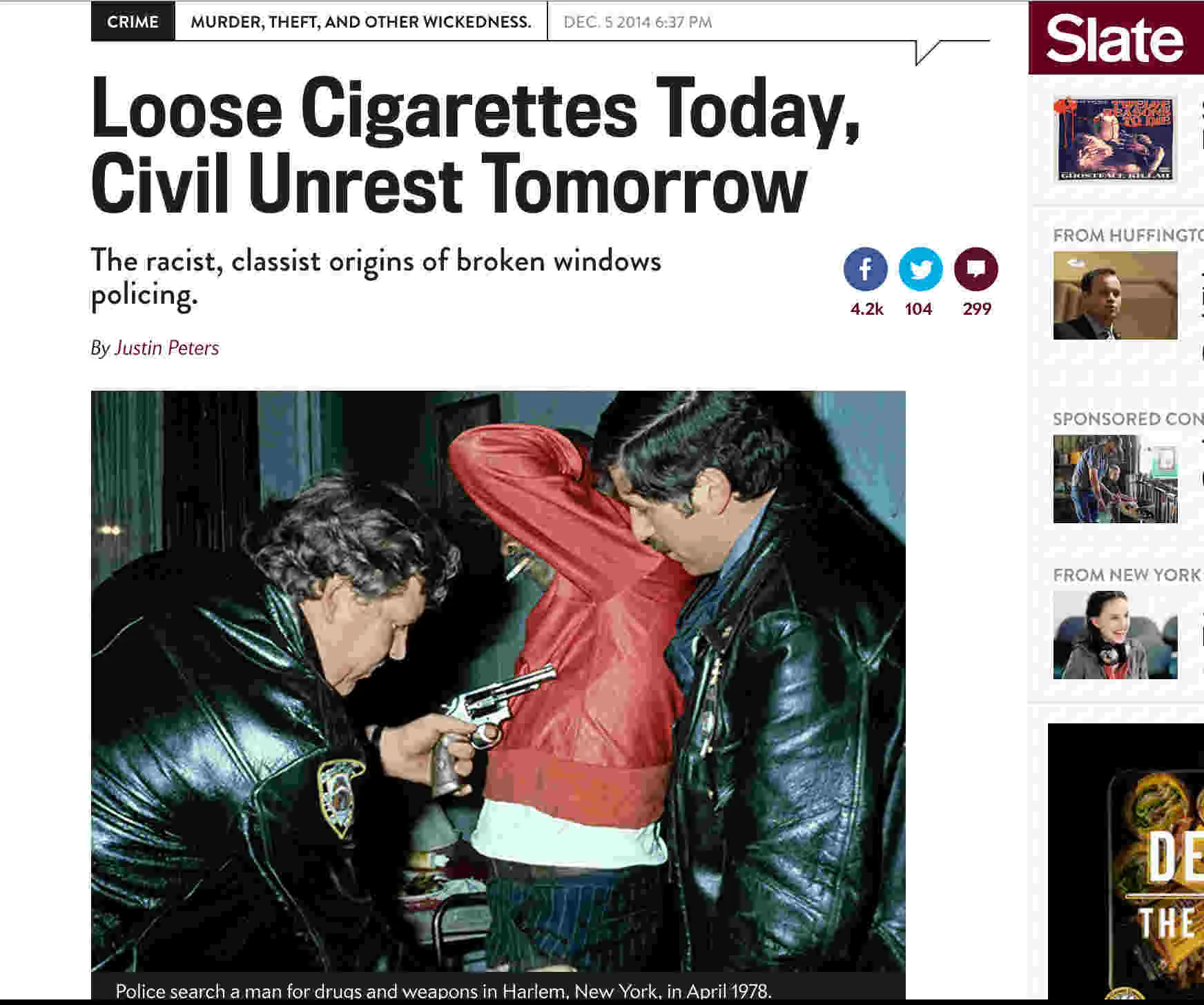 The racist, classist origins of Broken Windows policing