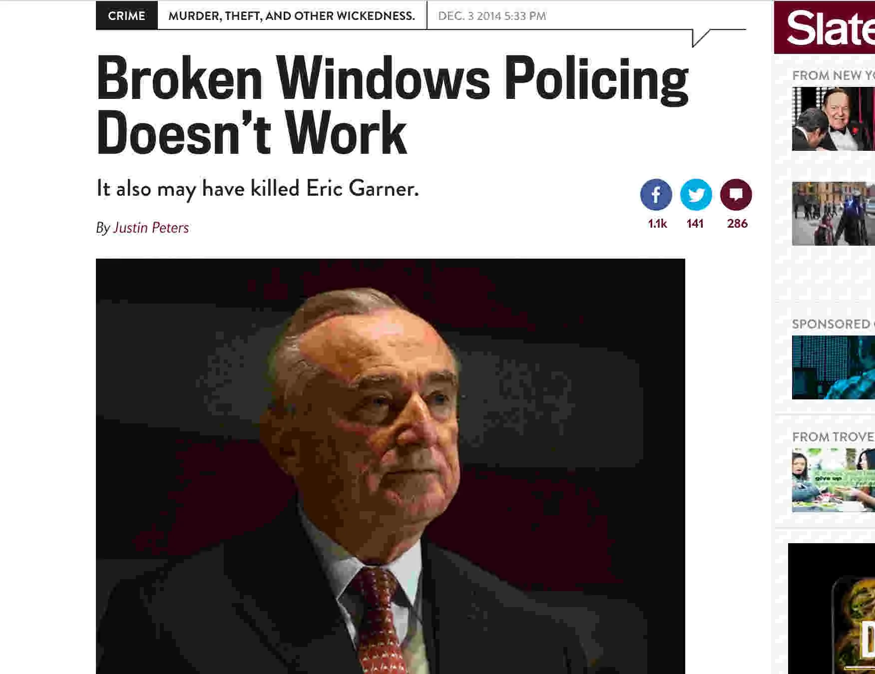 Why Broken Windows is not an effective approach to policing