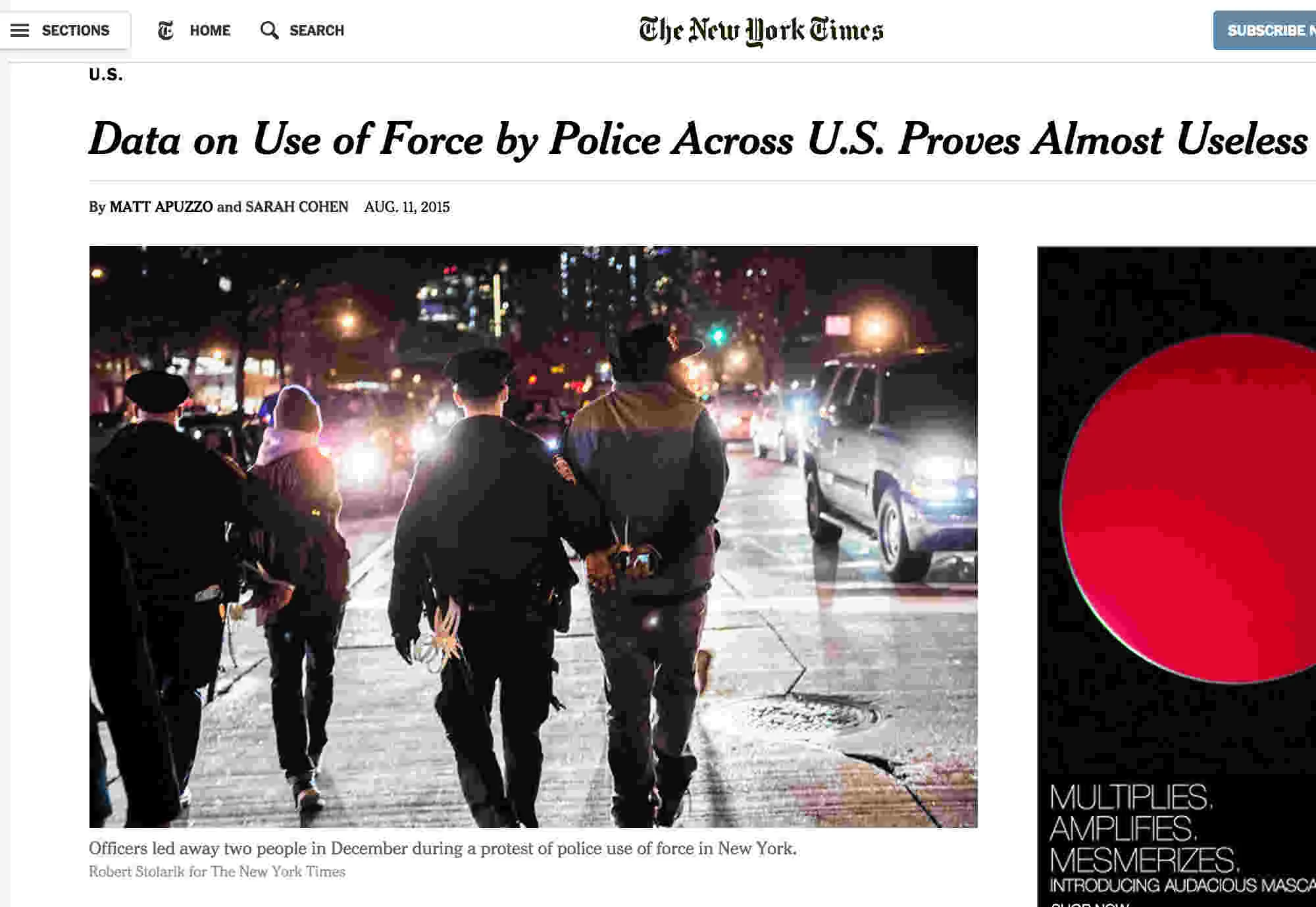 The challenge of collecting national use of force data
