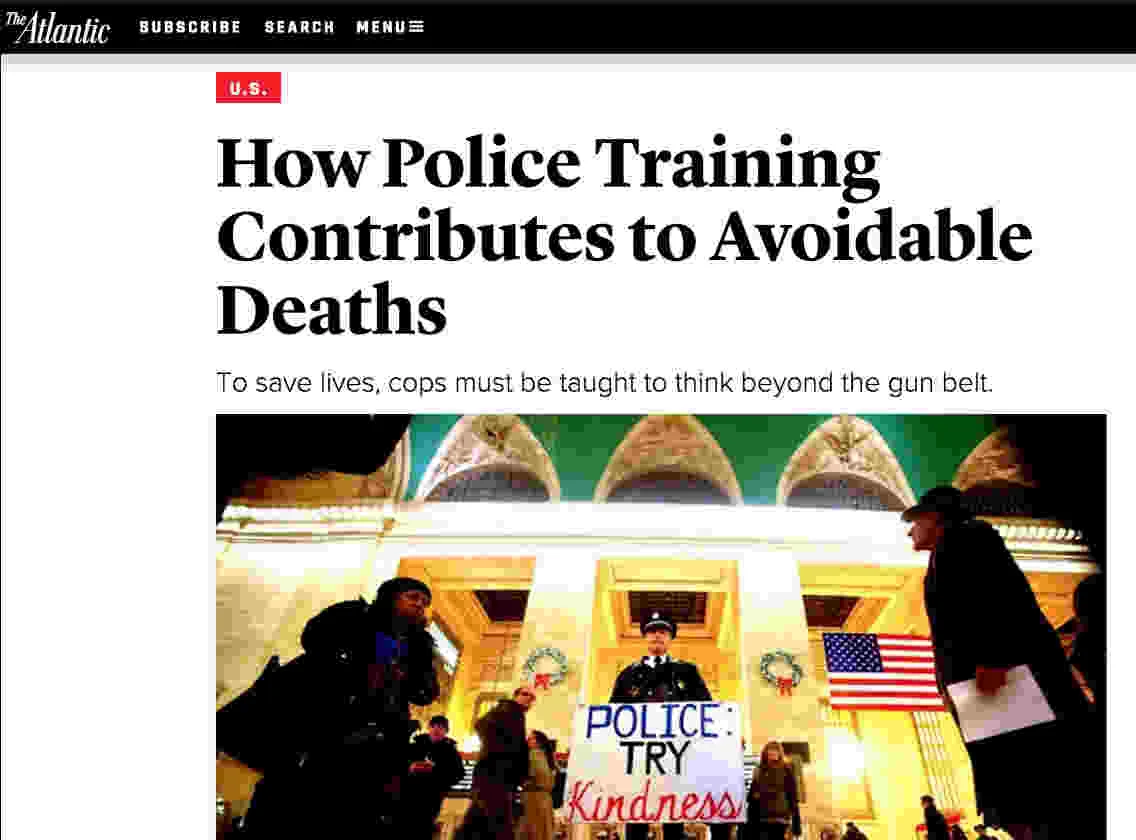 The problem with how police are trained