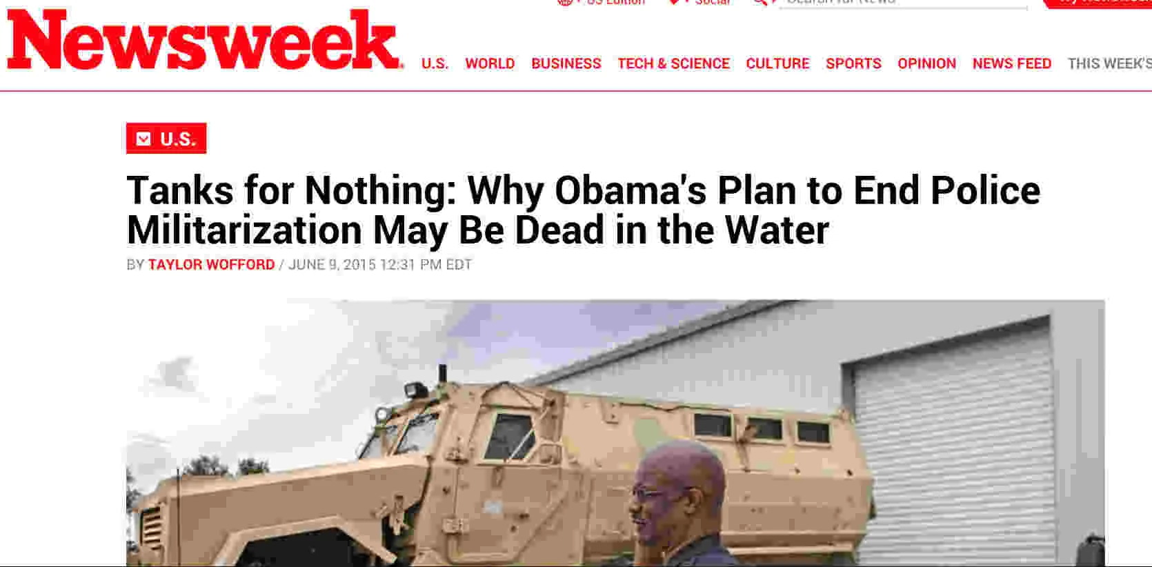 Key challenges in reversing police militarization