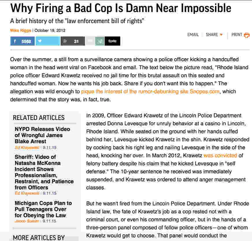 How police bills of rights prevent officers from being held accountable for police violence