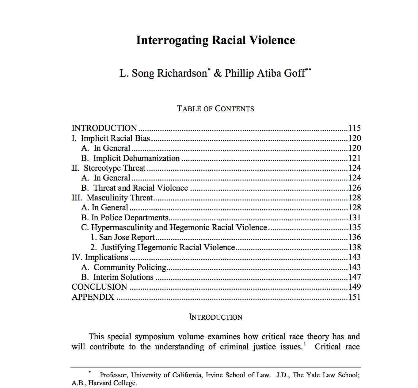 Characteristics of officers that predict violence against black people