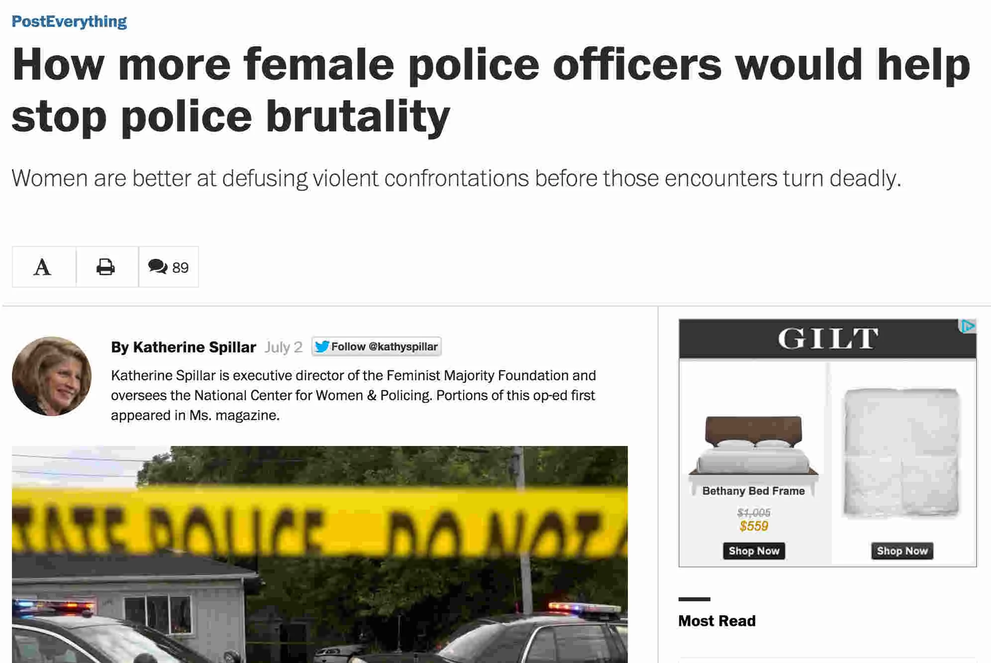 How female officers are less likely to use excessive force