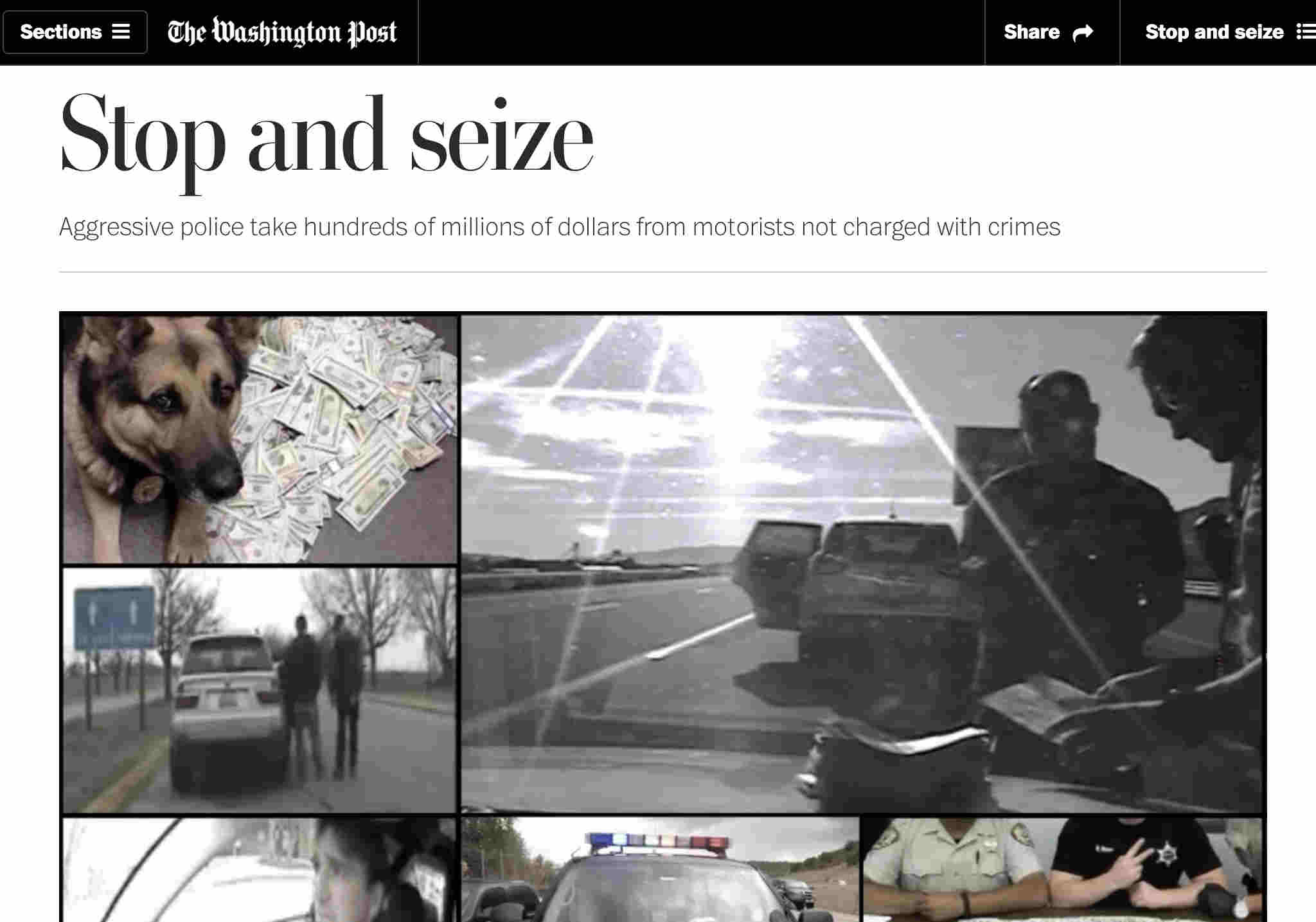 Analysis of Civil Forfeiture Cash Seizures