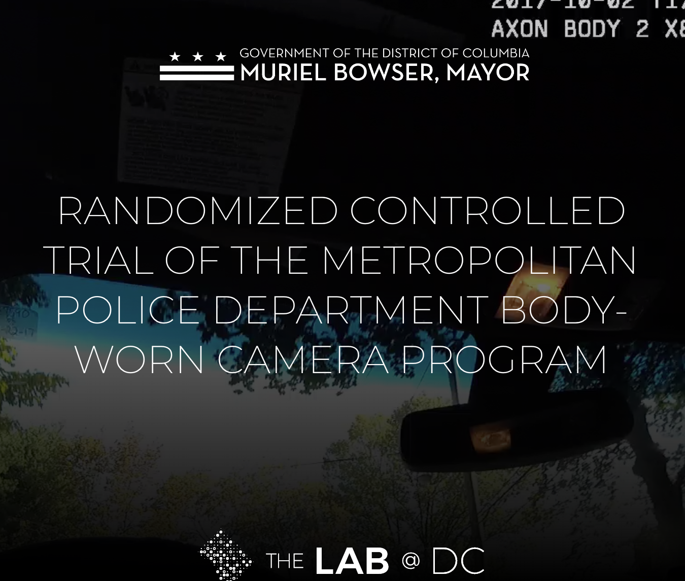 Study finds body cams don't reduce use of force, but also don't increase criminalization of communities