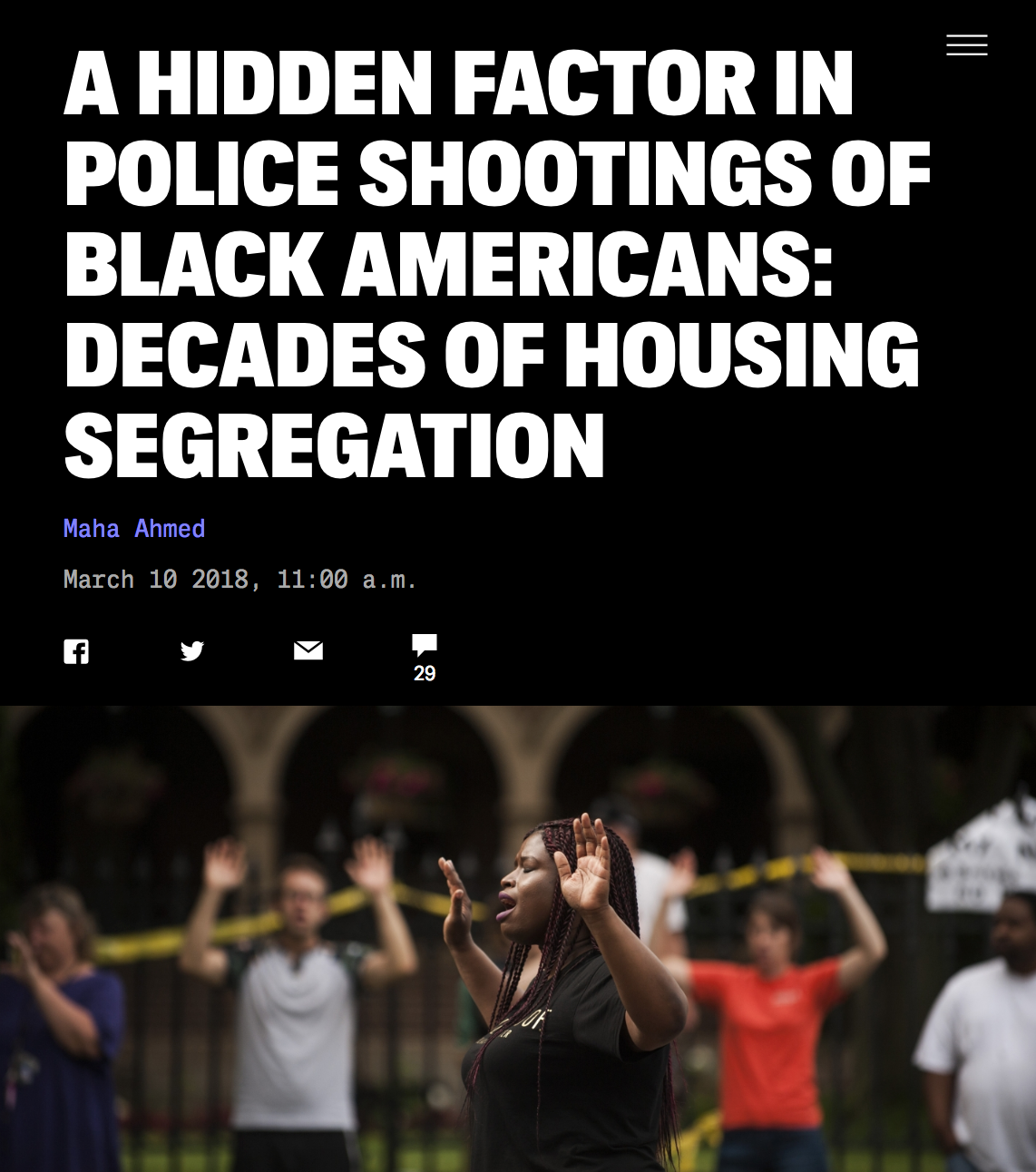 How structural racism contributes to police shootings