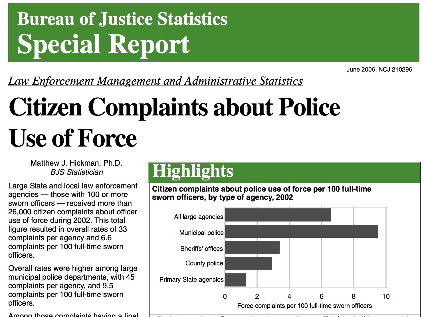 Cities with Police Union Contracts Are Half As Likely to Sustain An Excessive Force Complaint