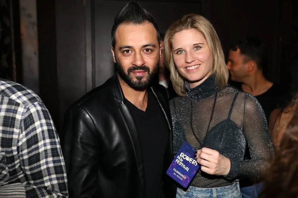  Ahmad Razvi and Julie Deffet at Bowery Film Festival 